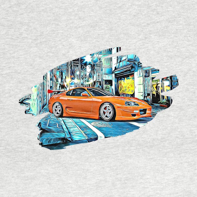 Supra Tokyo Night Print by Auto-Prints